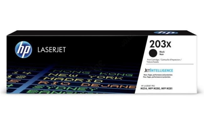 Toner Original HP Black, nr.203X, pentru Color LaserJet Pro M254, M280, M281,...