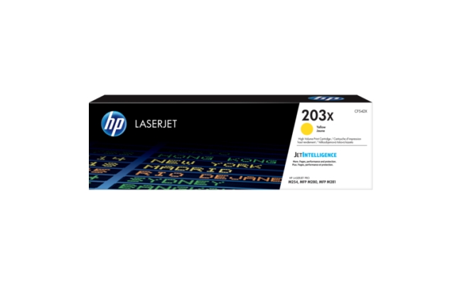 Toner Original HP Yellow, nr.203X, pentru Color LaserJet Pro M254, M280,...