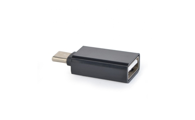 Adaptor Gembird USB 2.0 Type-C (T) la USB 2.0 (M) Negru - CC-USB2-CMAF-A