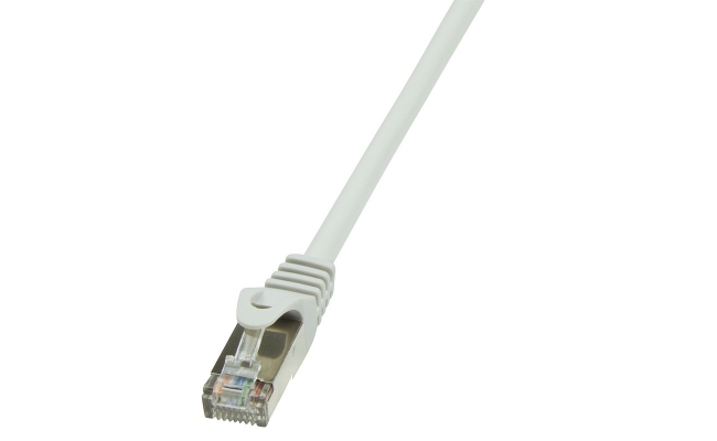 Cablu Patch Cord FTP Logilink Cat5e, 3m, Gri, AWG26, Ecranat (CP1062S)