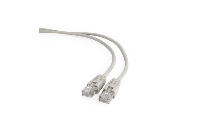 Cablu Patch Cord UTP GEMBIRD Cat5e, 50m, Gri, Cupru-Aluminiu, AWG26, PP12-50M