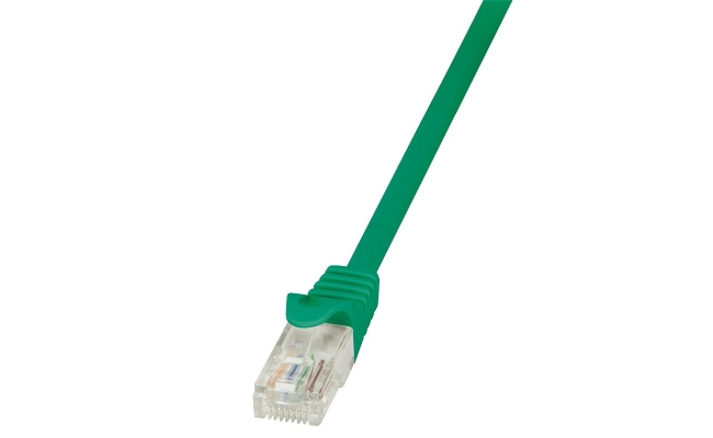 Cablu Patch UTP LogiLink Cat5e, 10m, Verde, AWG26, CP1095U