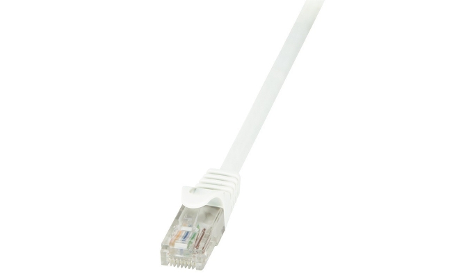 Cablu Patch UTP LogiLink Cat6, 10m, Alb, AWG24, CP2091U