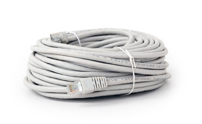 Cablu UTP GEMBIRD Cat6 CCA 20m Gri AWG26 PP6U-20M