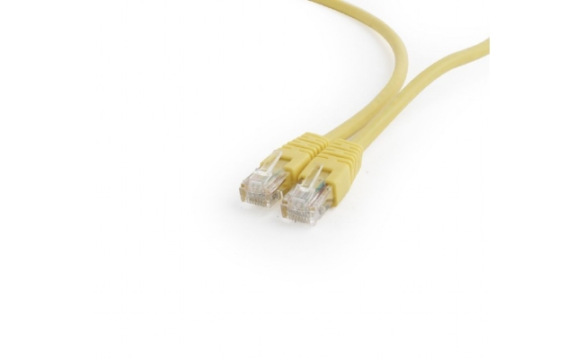 Cablu UTP Patch Cord Gembird PP6U-3M/Y Cat6, cupru-aluminiu, 3 m, galben