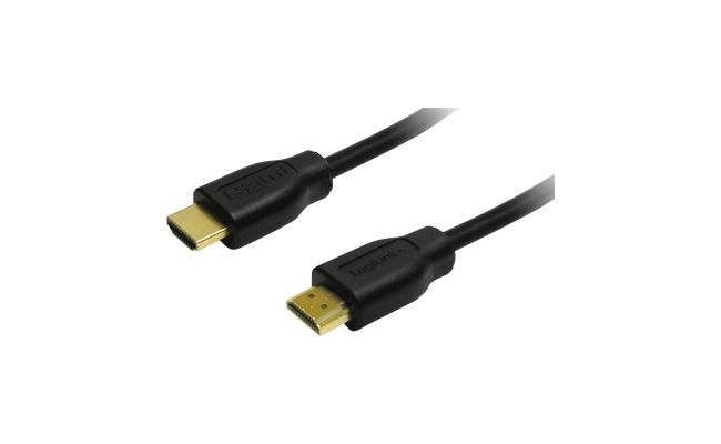 CABLU video LOGILINK, HDMI (T) la HDMI (T), 5m, conectori auriti, rezolutie...