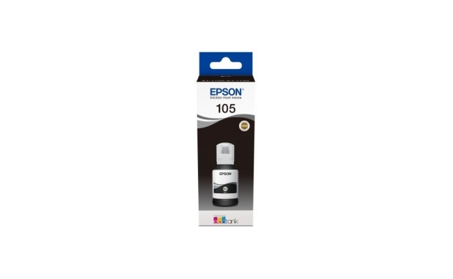 Cartus cerneala Epson 105 ECOTANK , black, capacitate 140ml, pentru L7160,...