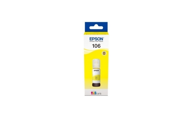 Cartus cerneala Epson 106 ECOTANK , yellow, capacitate 70ml, pentru L7160,...