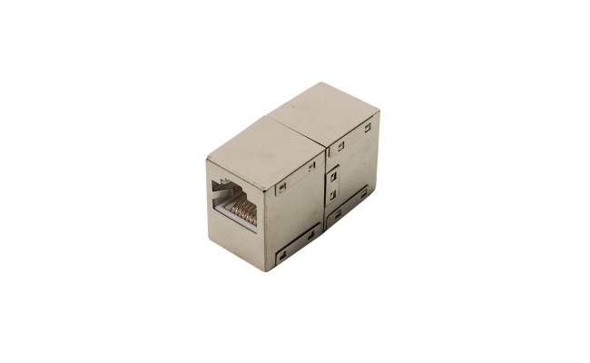 Cupla RJ-45 LogiLink NP0031, pentru cablu FTP, Cat5e, RJ-45 (M) x 2, ecranat,...