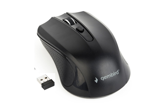 Mouse wireless Gembird MUSW-4B-04, 2.4GHz, optic, 1600 DPI, negru