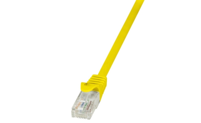 PATCH CORD UTP LOGILINK Cat5e, cupru-aluminiu, 10 m, galben, AWG26, "CP1097U"...