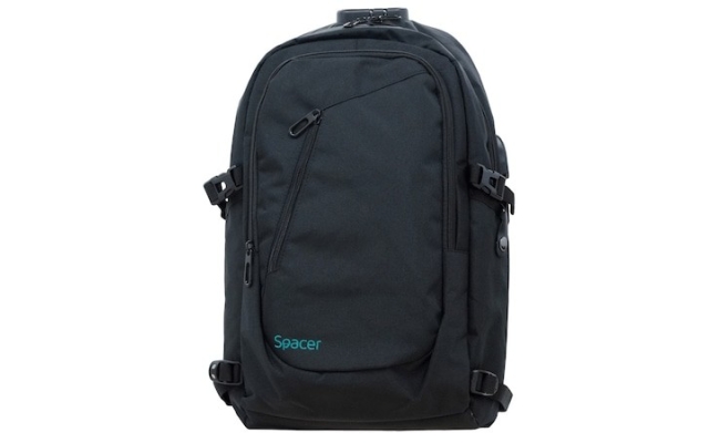 Rucsac laptop Spacer Duke SPB-DUKE-BLACK, 15.6", waterproof,  poliester, negru