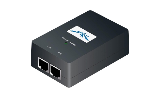 Ubiquiti Poe 48V-24W Gigabit Power Adapter, POE-48-24W-G; GIGABIT LANPort;...