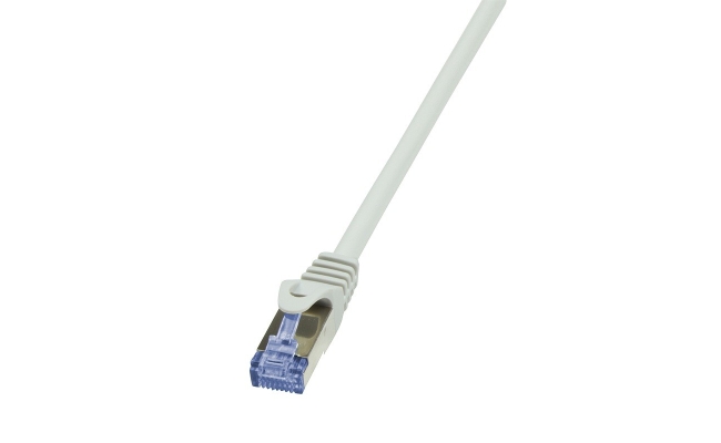 Cablu Patch Cord S/FTP LOGILINK Cat7 CQ4052S, cupru, 2 m, gri, dublu ecranat