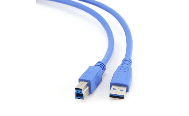 CABLU USB GEMBIRD pt. imprimanta, USB 3.0 (T) la USB 3.0 Type-B (T), 0.5m,...