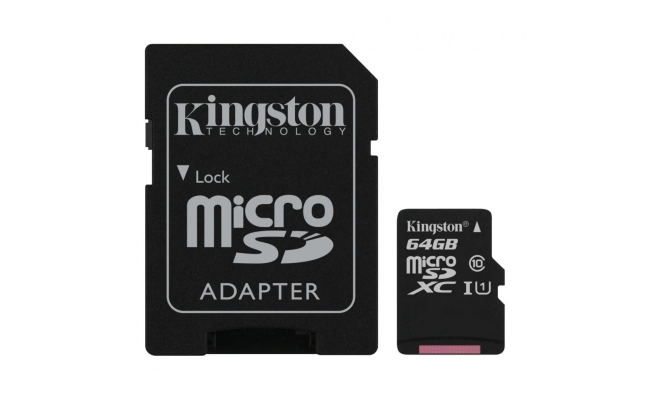 Card de Memorie MicroSD Kingston Select Plus, 64GB, Adaptor SD, Class 10