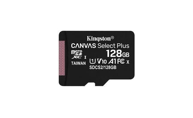 CARD MicroSD KINGSTON, 128 GB, microSDXC, clasa 10, standard UHS-I U1