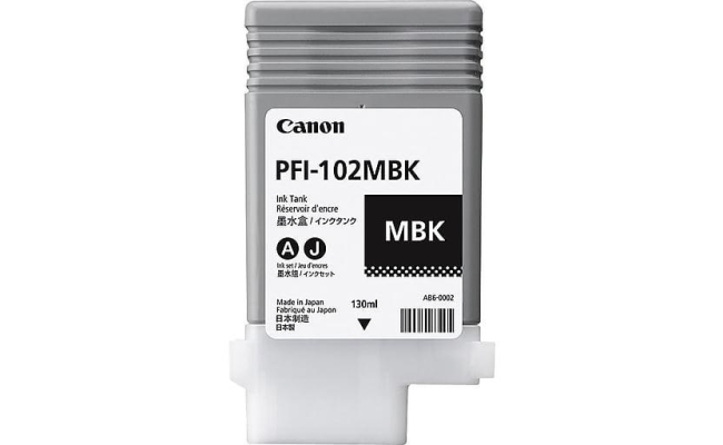 Cartus cerneala Canon PFI-120MBK, matte black, capacitate 130ml, pentru Canon...