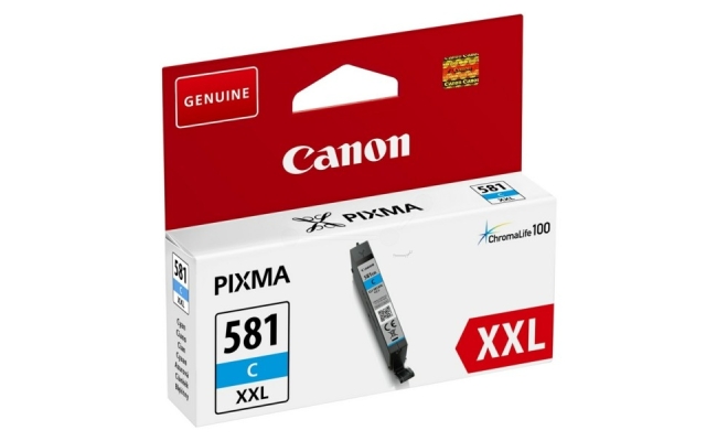 Cartus Cerneala Original Canon Cyan, CLI-581XXLC, pentru Pixma...