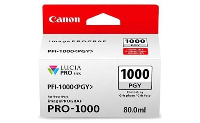 Cartus Cerneala Original Canon Light Grey PFI-1000PGy pentru IPF PRO-1000