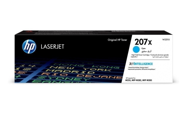 Cartus toner HP 207X High Yield, cyan, 2450 pagini, HP Color LaserJet Pro...