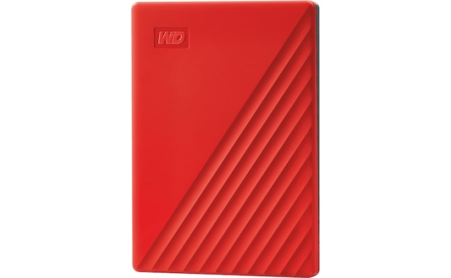 HDD extern WD My Passport, 2TB, 2.5", Rosu, USB 3.2