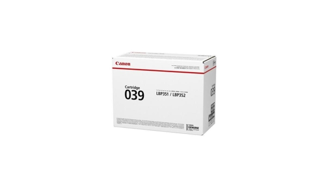 Toner Canon CRG039 , black, capacitate 11k pagini, pentru LBP352X, LBP351X.