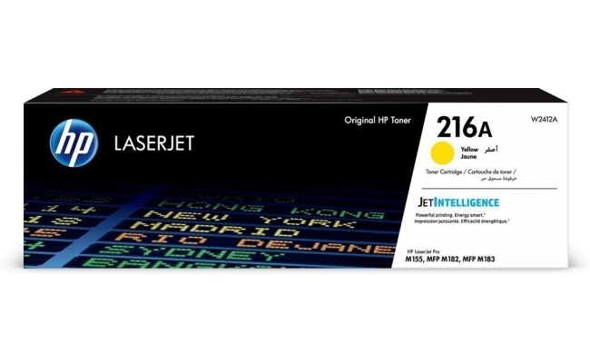 Toner HP W2412A, Yellow, 850 pagini, NR.216A Laserjet M182N