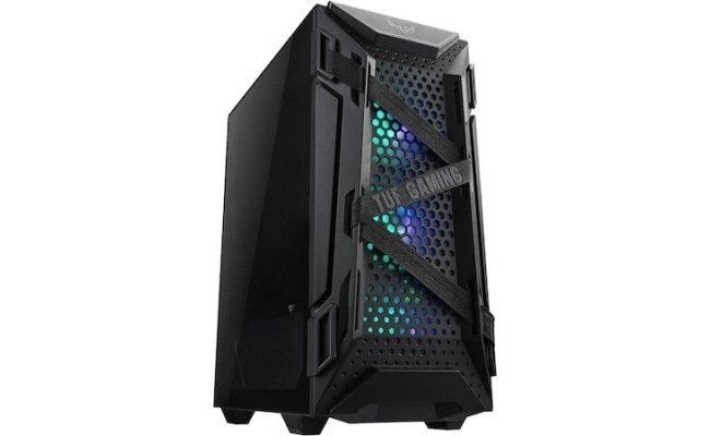 Carcasa ASUS GT301 TUF GAMING, Middle Tower, fara sursa, ATX, Black