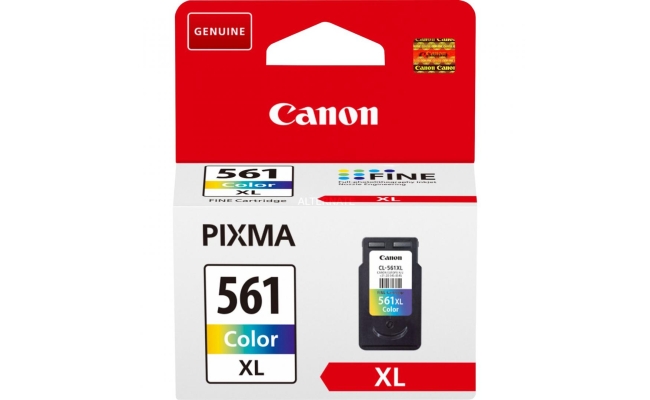 Cartus cerneala Canon CL-561XL, color, capacitate 12.2ml / 300 pagini, pentru...