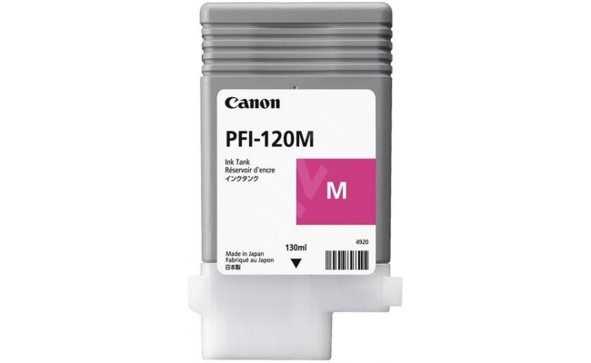 Cartus cerneala Canon PFI-120M, magenta, capacitate 130ml, pentru Canon TM...