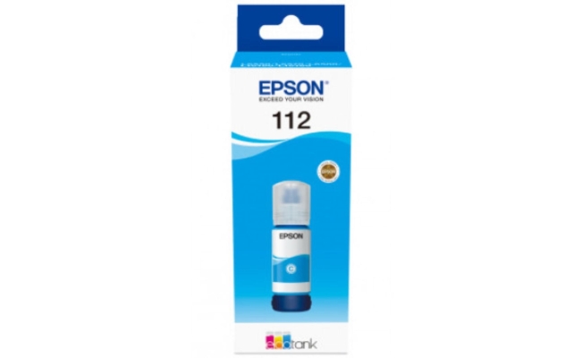 Cartus cerneala Epson 112 ECOTANK , pigment cyan, capacitate 70ml, pentru L6570.