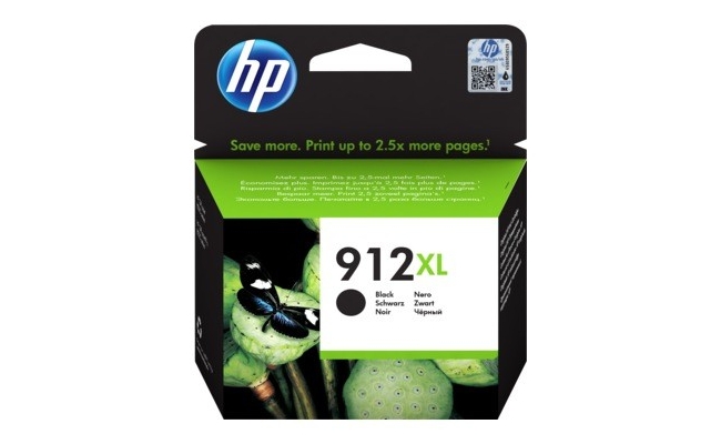 Cartus Cerneala Original HP Black, Nr.912XL, pentru OfficeJet 8013|8023,...