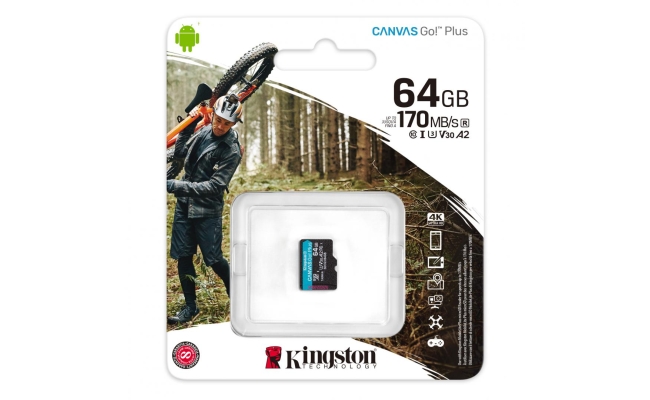 Kingston Canvas Go! Plus microSDXC 64GB