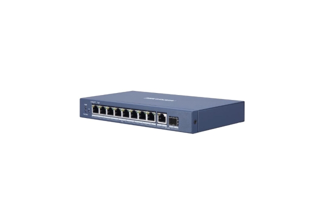 Switch Hikvision DS-3E0510P-E, 8-port, PoE