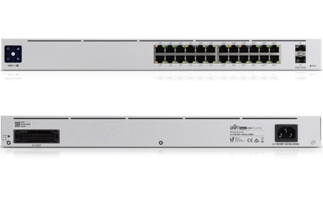 Switch Ubiquiti UniFi PRO USW-PRO-24-POE, 24 port, 10/100/1000 Mbps