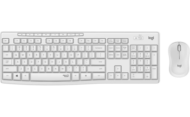 Tastatura si Mouse Logitech MK295 Wireless - Alb (920-009824)