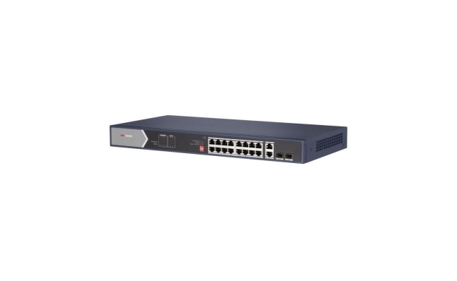 Switch Hikvision DS-3E0520HP-E, 16-port, PoE