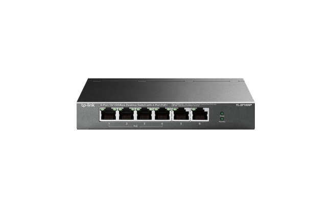 Switch TP-Link TL-SF1006P, 6 port, 10/100 Mbps