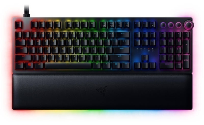 Tastatura Gaming Razer Huntsman V2 Analog, RGB, Negru