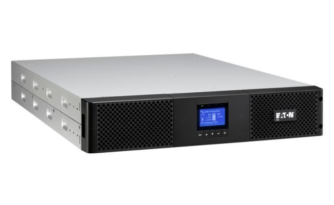 UPS Eaton 9SX1500IR, Online, Rack, 1350 W, fara AVR, IEC x 6, display LCD