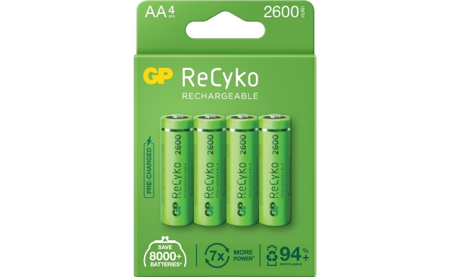 Acumulatori GP ReCyko AA 2600mAh NiMH 1.2V 4buc