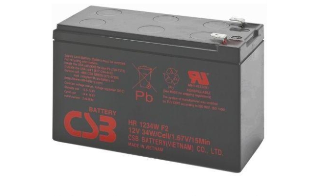 Baterie UPS CSB HR1234WF2, 12V 9Ah, 150.9 x 64.8 x 94.3 mm, Borne F2, Durata...