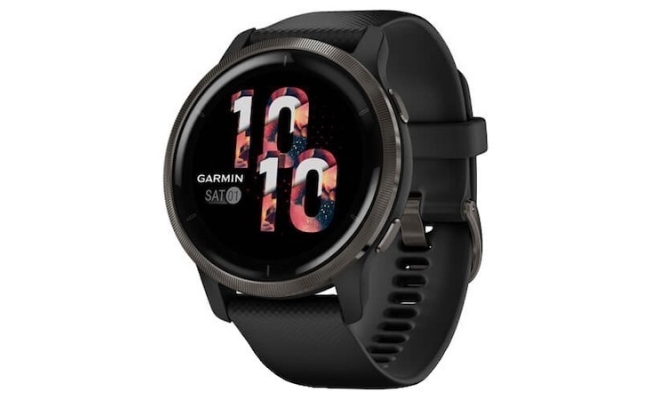 Ceas Smartwatch Garmin Venu 2, GPS, Black Slate