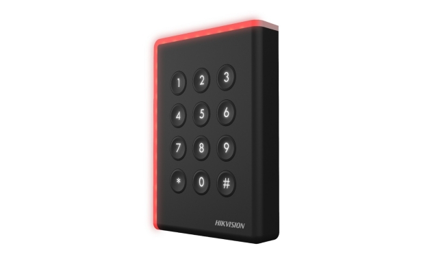 Cititor card cu tastatura Hikvision DS-K1108AMK, citeste carduri Mifare 13.56...