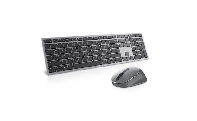 Kit tastatura si mouse Dell Premier Multi-Device KM7321W, wireless, negru