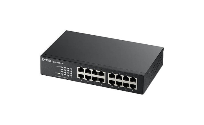 Switch ZYXEL GS1100-16, 16-port, 10/100/1000 Mbps