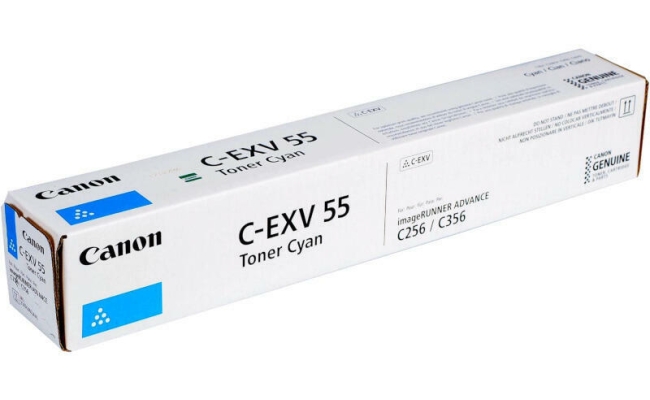 Toner Canon C-EXV55C, cyan, capacitate 18000 pagini, pentru IRAC256i3/356I3.