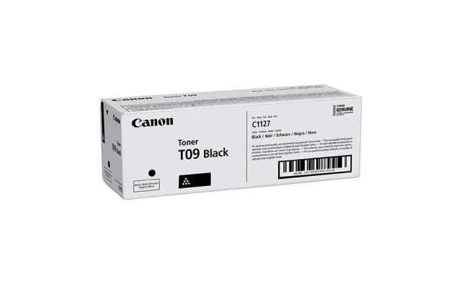 Toner Canon CRG-T09 black, 7.6k pagini, pentru I-sensys, C1127I/IF/P.