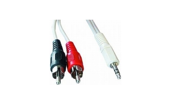 Cablu Audio Stereo Gembird CCA-458-2.5M (3.5mm Jack la 2x RCA), 2.5m